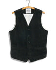 hansen knud workwear waistcoat olive taupe