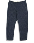 hansen trygve wide cut cropped trousers denim blue