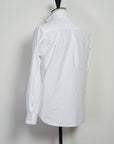 hansen valdemar casual tuxedo shirt with bib white