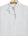 hansen valdemar casual tuxedo shirt with bib white