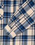 edwin western shirt navy blue madras checks (LAST SIZE SMALL)