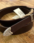 jean dessel 20/22 savannah leather belt brown