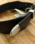 jean dessel 25/9 leather belt texas black