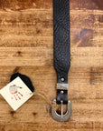 jean dessel 25/9 leather belt texas black