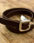 jean dessel 30/4 yerington leather belt brown