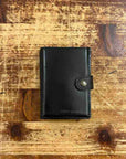 kjore project iclutch calf wallet black coins