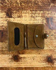 kjore project iclutch 26 wallet cabochon suede coins
