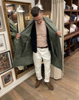 limpermeabile romano trench coat salvia