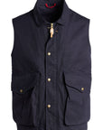 manifattura ceccarelli 6915 dr alligator vest navy