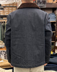 manifattura ceccarelli 7061b candiani denim deck jacket indigo