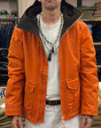 manifattura ceccarelli blazer coat 7066 wx orange