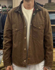 manifattura ceccarelli heavy shirt 7073 wx dark tan (LAST SIZE XXL)