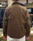 manifattura ceccarelli heavy shirt 7073 wx dark tan (LAST SIZE XXL)