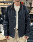 manifattura ceccarelli heavy shirt 7073 wx navy