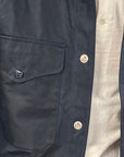 manifattura ceccarelli heavy shirt 7073 wx navy