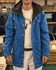 manifattura ceccarelli long mountain jacket 7013 wx mid blue