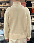manifattura ceccarelli m601 turtleneck sweater natural