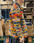 manifattura ceccarelli native wool jacket 7081 nw graphic colour sugarkane