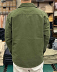manifattura ceccarelli original cruiser jacket 6039 dr olive