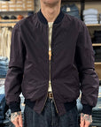 manifattura ceccarelli tank bomber jacket 7080 dw navy