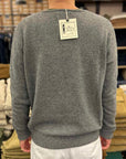 max rohr max 1/7 lateral buttons pullover grey