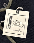 max rohr max1 bic polo short sleeve blue green linen