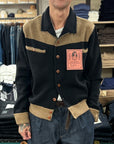 max rohr max 3 bic short jacket c black camel