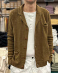 max rohr max 3 linen jacket tobacco (LAST SIZE XXL)