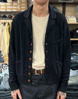 max rohr max 3 linen short jacket a blue