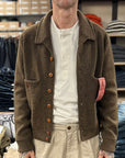 max rohr max 3 wool short jacket b brown