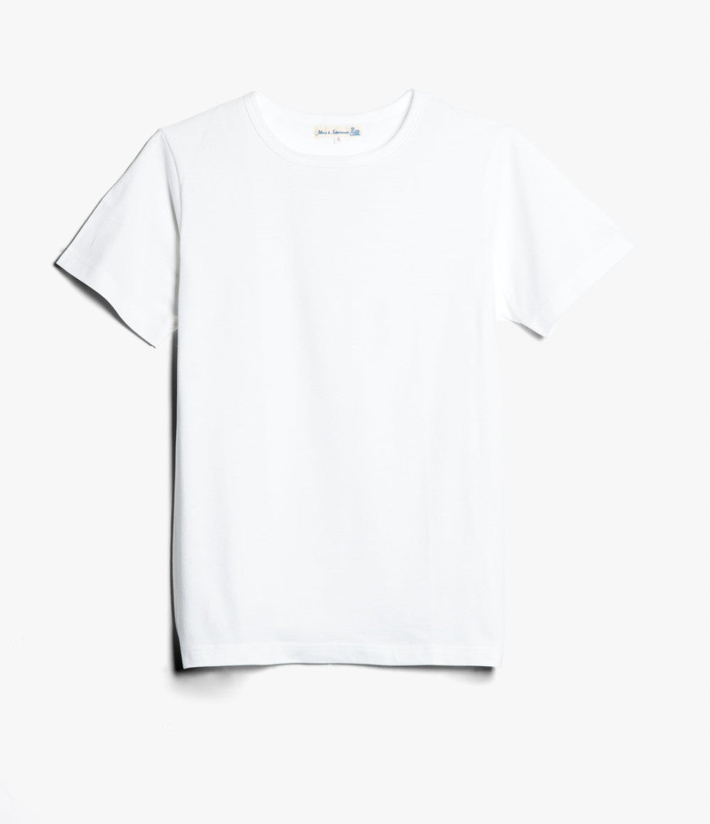 【THE MOZZ】Loader Basic Short Sleeve T-Shirt merz b schwanen 1950s loopwheeled short sleeve lightweight t