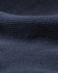 merz b schwanen 206 mens loopwheeled henley 245g classic fit ink blue