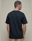 merz b schwanen 2m15 t-shirt 225g deep black