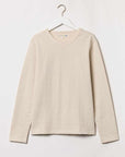 merz b schwanen 2s18 mens loopwheeled long sleeve heavy t-shirt 380gr nature