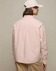 merz b schwanen shirt05ox cropped boxy style cotton oxford long sleeve shirt shell