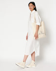 merz b schwanen dress01 shirt dress relaxed fit white