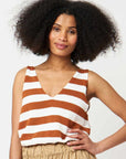 merz b schwanen wktop01 knitted top white caramel (LAST SIZE LARGE)
