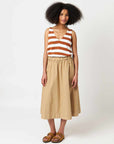 merz b schwanen wktop01 knitted top white caramel (LAST SIZE LARGE)