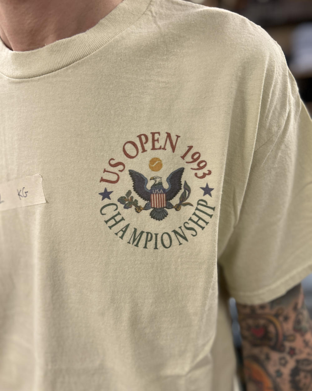 mr hot dog us open 1993 t-shirt vintage white – www.sublime.bz