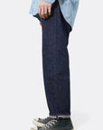 ordinary fits 108OW-326 loose ankle denim indigo one wash
