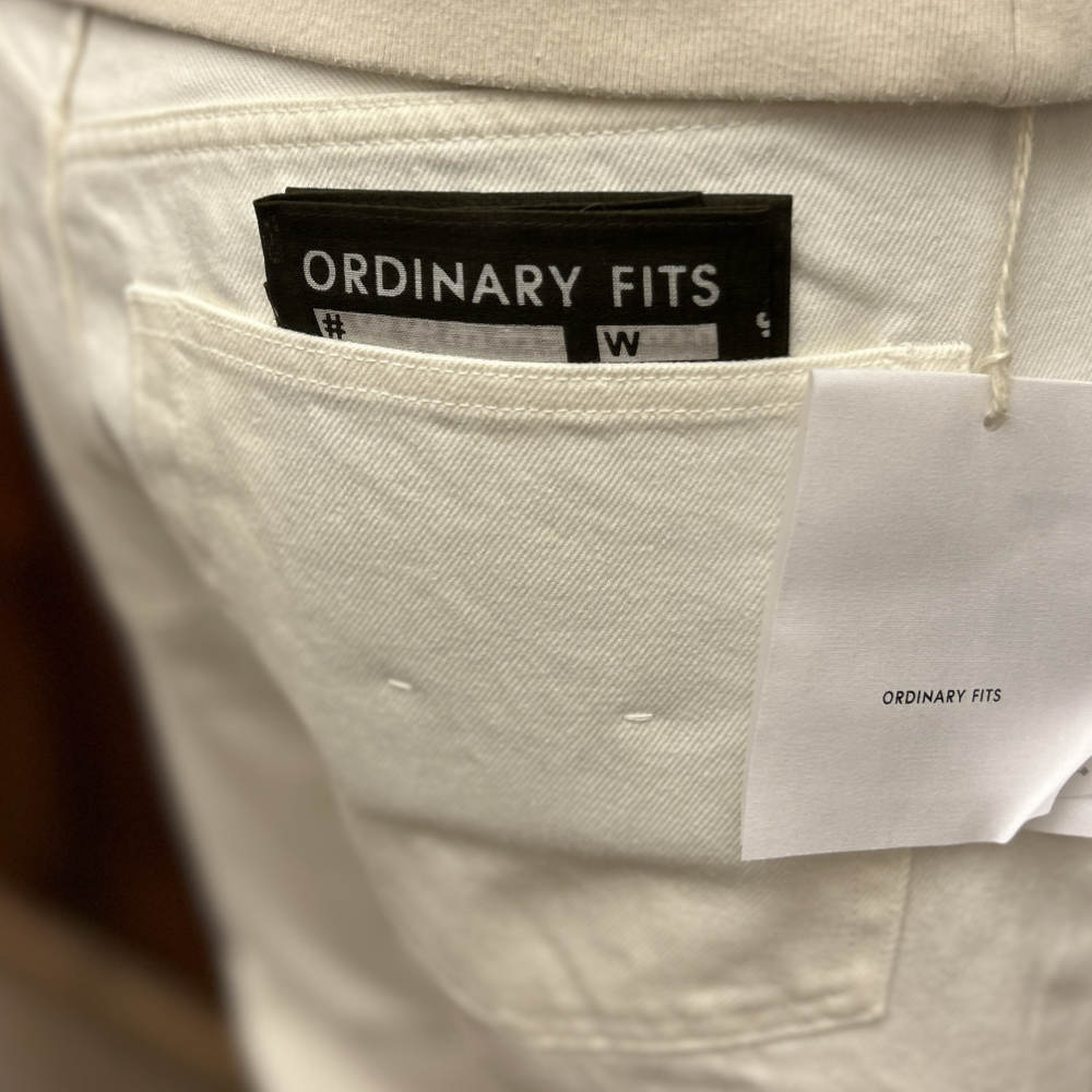 ordinary fits ankle denim 0200w white – www.sublime.bz