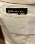 ordinary fits ankle denim 0200w white