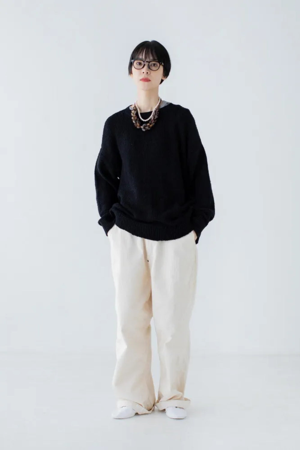 ordinary fits bell pants ecru 180-325 – www.sublime.bz