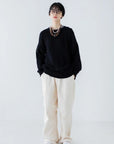 ordinary fits bell pants ecru 180-325