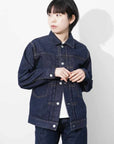 ordinary fits denim jacket 1st indigo one wash