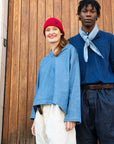 peppino peppino type 135 the deck shirt light blue
