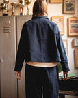 peppino peppino type 138 the sorority jacket indigo herringbone