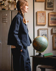 peppino peppino type 138 the sorority jacket indigo herringbone