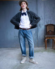 peppino peppino type 18 w the selvedge denim five pockets mid blue