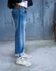 peppino peppino type 18 w the selvedge denim five pockets mid blue